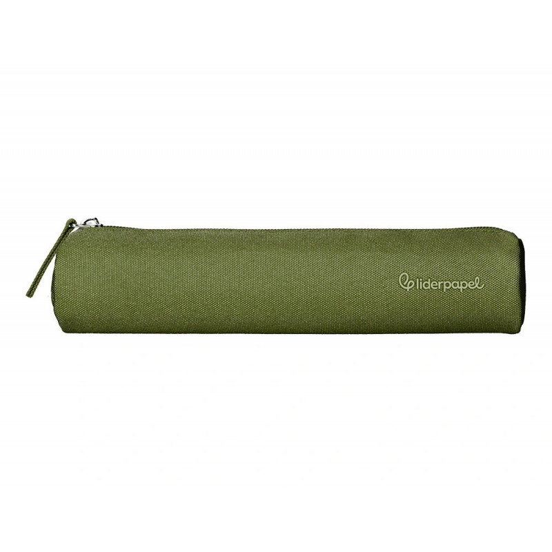 Fourre-tout liderpapel rond mince 22x4,5cm coloris vert militaire
