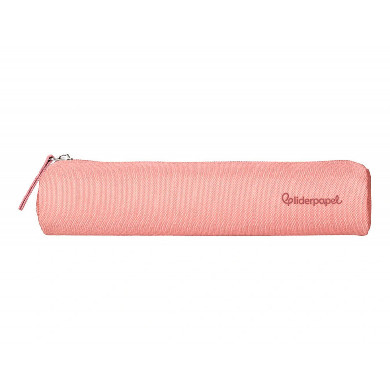 Fourre-tout liderpapel rond mince 22x4,5cm coloris rose peche