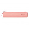 Fourre-tout liderpapel rond mince 22x4,5cm coloris rose peche