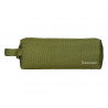 Fourre-tout liderpapel rectangulaire 2 compartiments anse de prehension 21x8cm coloris vert militaire