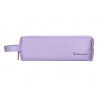 Fourre-tout liderpapel 1 compartiment avec anse 21x7cm coloris lilas