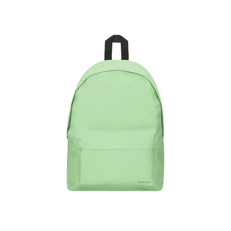 Sac a dos liderpapel 1 compartiment 40x12,5x30 cm coloris vert pastel