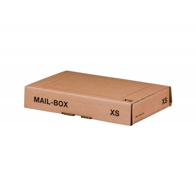 Boite expedition postale logistipack kraft format xs coloris brun