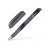 Stylo-plume schneider easy pointe acier taille m encre bleu royal effacable coloris noir