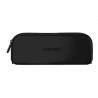 Fourre-tout antartik rectangulaire 1 compartiment en silicone modele prisma 185x50x75mm coloris noir