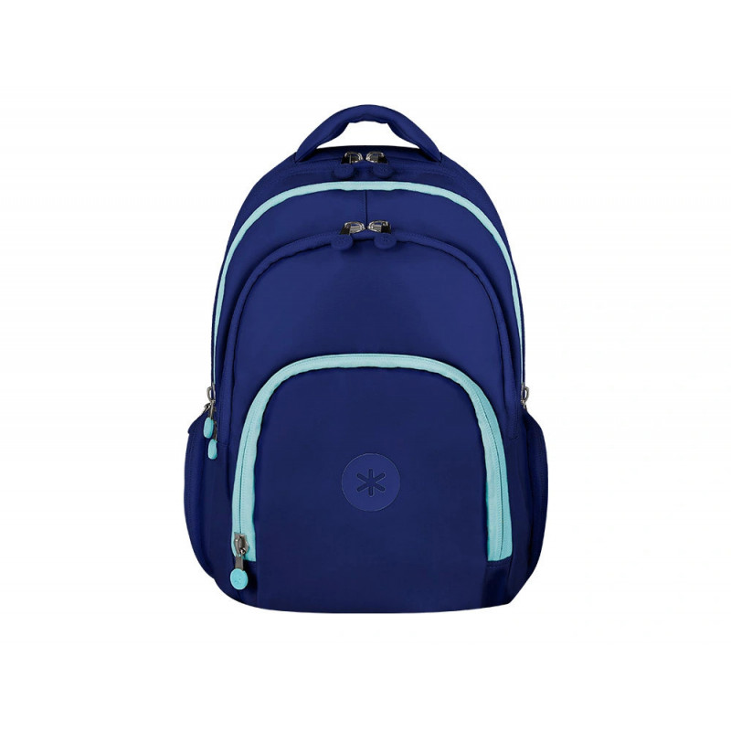 Sac a dos antartik 4 compartiments modele fusion flex 19l 450x180x300mm colorisbleu marine