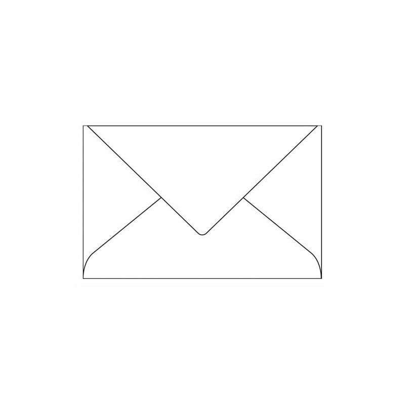 CLAIREFONTAINE Paquet de 20 enveloppes 120g POLLEN 9x14cm. Coloris Blanc