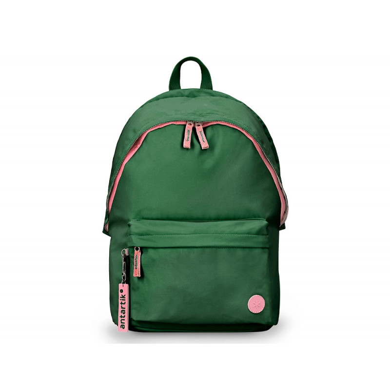 Sac a dos antartik 1 compartiment modele basic pack 20l 420x160x300mm coloris vert foret