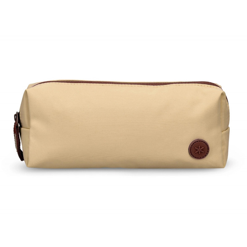 Fourre-tout antartik 1 compartiment rectangulaire modele basic pack 80x55x210mm coloris beige
