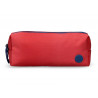 Fourre-tout antartik 1 compartiment rectangulaire modele basic pack 80x55x210mm coloris rouge grenat