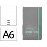 Carnet fermeture elastique vert menthe antartik notes couverture souple a6 papier uni ivoire 100 feuilles 80gr fsc gris