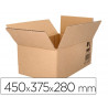 Caisse americaine q-connect ultra-resistante carton recycle double cannelure 7mm 450x375x280mm coloris kraft