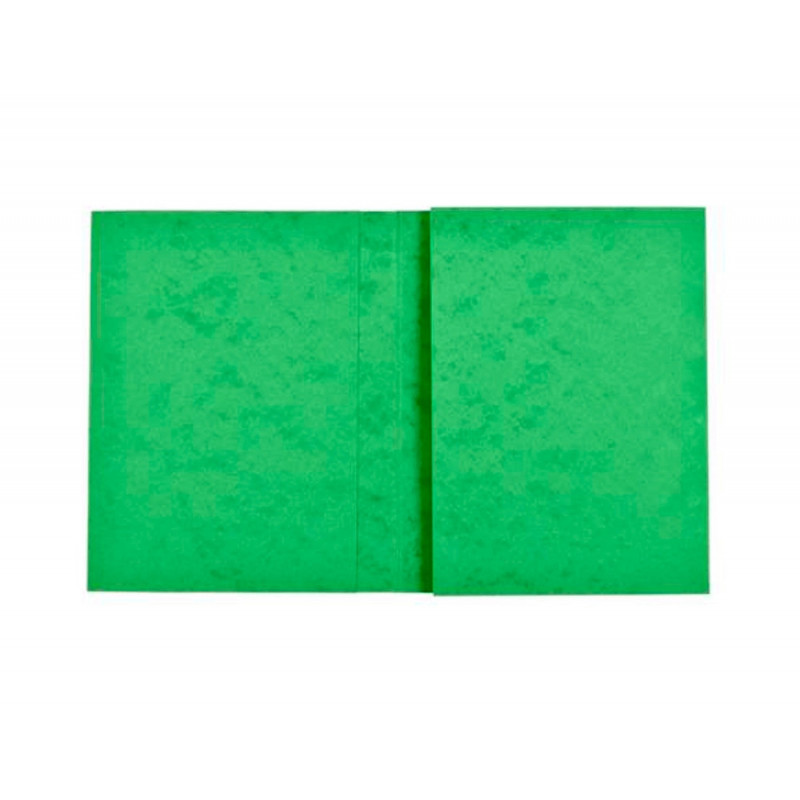 Protege-cahier exacompta carte lustree 225gr 17x22cm coloris vert lot 10 unites