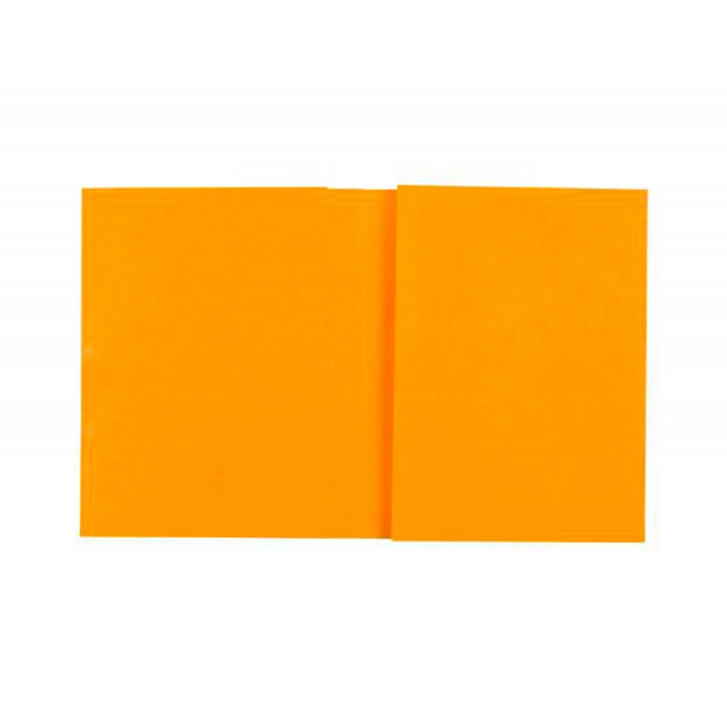 Protege-cahier exacompta carte lustree 225gr 17x22cm coloris jaune lot 10 unites