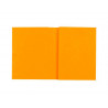 Protege-cahier exacompta carte lustree 225gr 17x22cm coloris jaune lot 10 unites