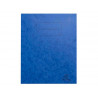 Protege-cahier exacompta carte lustree 225gr 17x22cm coloris bleu lot 10 unites