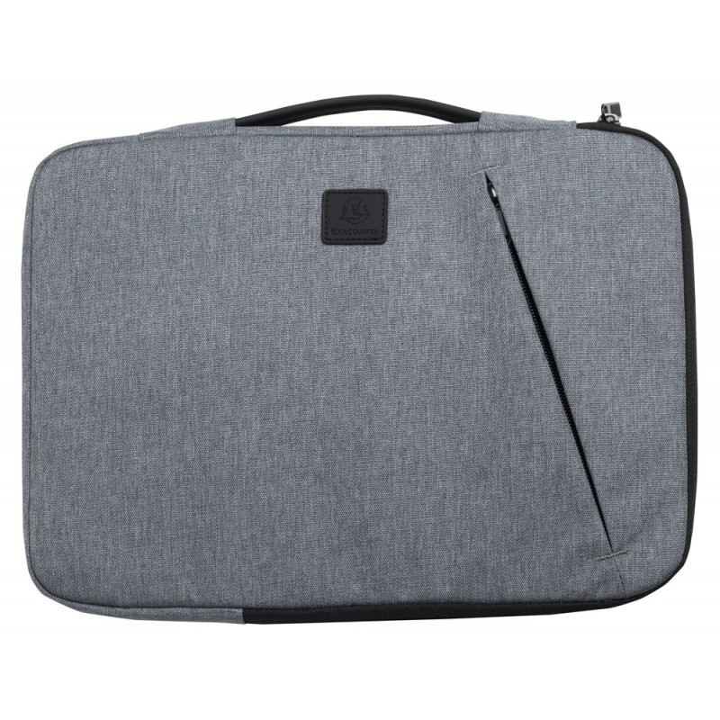 Housse exacompta ordinateur portable 13-14/' business 37x28x2,5cm coloris gris