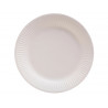 Assiette exacompta carton rond diam. 23cm coloris blanc paquet 50 unites