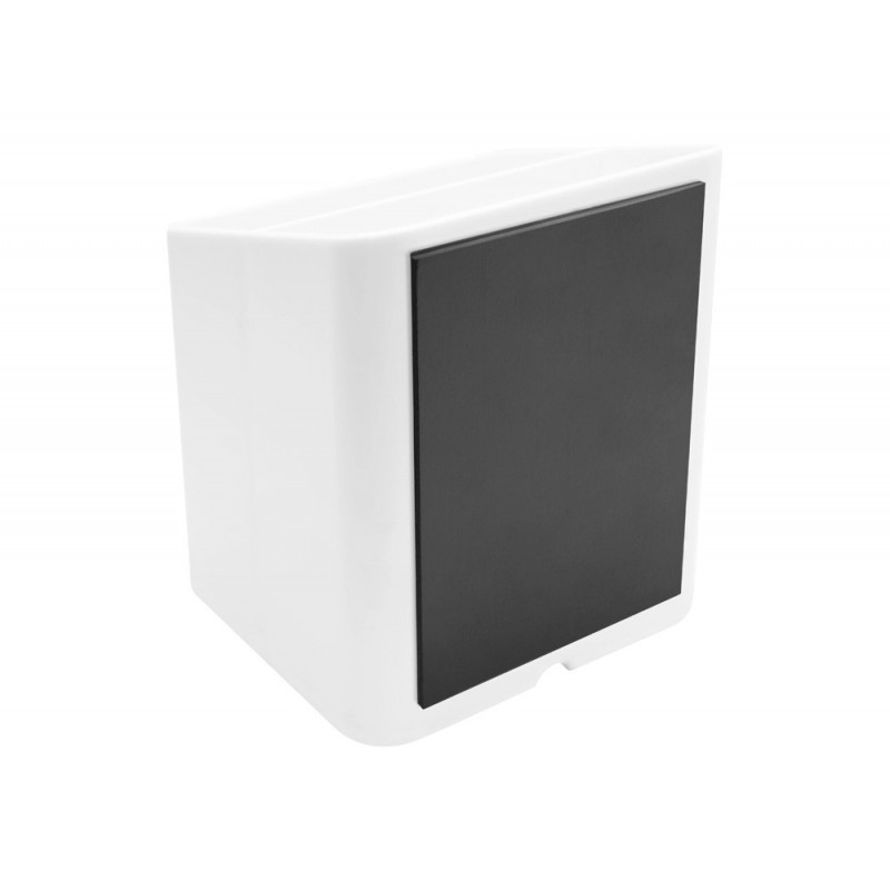 Pot a crayons exacompta pen-cube magnetique 2 compartiments coloris blanc