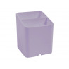 Pot a crayons exacompta pen-cube aquarel 2 compartiments coloris mauve