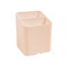 Pot a crayons exacompta pen-cube aquarel 2 compartiments coloris corail