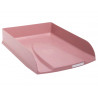 Corbeille courrier exacompta combo styli skandi a4+ superposable verticale/escalier coloris vieux rose