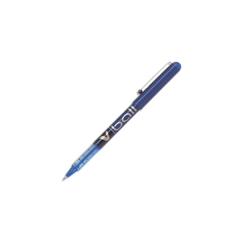 PILOT Stylo Roller pointe métal 0,7 mm encre liquide Bleue V-BALL 07