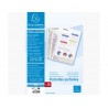 Pochette perforee exacompta a4 pp lisse 6/100eme 60 microns paquet 10 unites