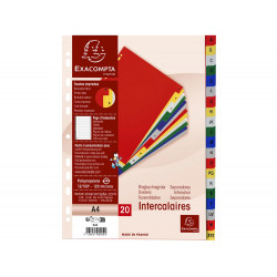 Intercalaire exacompta a4...