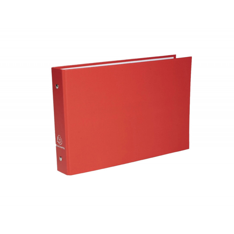 Classeur exacompta 2 anneaux 25mm pp italien 165x240mm coloris assortis