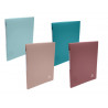 Classeur exacompta 4 anneaux en d 15mm pp skandi coloris assortis