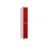 Casier personnel phoenix serie pl pl1230grk serrure a cle coloris rouge