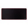 Tapis souris q-connect xxl 900x400mm coloris noir avec bord rouge