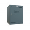 Casier cube phoenix taille 2 serrure a cle coloris gris fonce