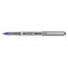 Roller uniball eye plastique recycle encre liquide ecriture moyenne pointe metal coloris violet
