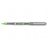 Roller uniball eye plastique recycle encre liquide ecriture moyenne pointe metal coloris vert clair