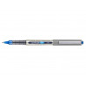 Roller uniball eye plastique recycle encre liquide ecriture moyenne pointe metal coloris bleu