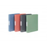 Classeur viquel business class polypropylene souple a4 maxi dos 4cm 4 anneaux coloris aleatoire
