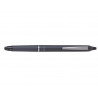 Roller pilot frixion ball clicker zone encre gel pointe moyenne coloris gris fonce