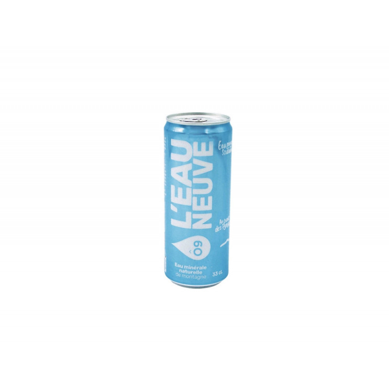 Eau mineral l'eau neuveánaturelle de montagne canette 33cl