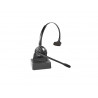 Casque sans fil cleyver hw10 mono dect gap micro coloris noir