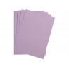 Feuille papier clairefontaine maya 270g 500x700mm coloris lilas paquet 25 unites