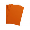 Feuille papier clairefontaine maya 270g 500x700mm coloris orange paquet 25 unites