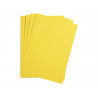 Feuille papier clairefontaine maya 270g 500x700mm coloris jaune citron paquet 25 unites