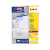 Etiquette expedition avery impression laser 99,1x57mm coloris blanc pochette 150 unites