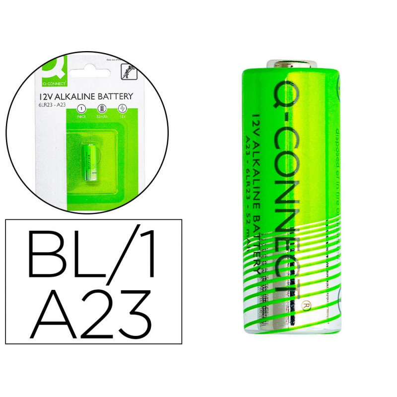 Pile q-connect alcaline ag23 6lr23 12v blister 1 unite