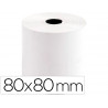 Bobine thermique q-connect 80mm largeur x 80mm diametre 70gr pour tpe sans bisphenol a