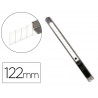Cutter xd-c18 q-connect metallique lame 9mm en ceramique retractable interchangeable avec frein de securite