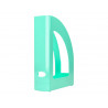 Porte-revues q-connect plastique 320x250x80mm coloris menthe