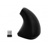 Souris q-connect optique sans fil ergonomique vertical dpi 800/1200/1600 piles aaa coloris noir